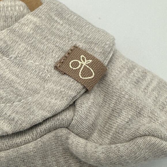 Goumi Kids Soft Stay-On Baby Boots Infant Booties Preemie Gray Bamboo Cotton NEW - Picture 2 of 6